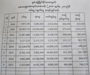 Aye Metta Ayu Dana Clinic Expenses